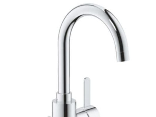 GROHE Eurosmart Cosmopolitan, Baderomsvask, Kran-håndtak, Krom