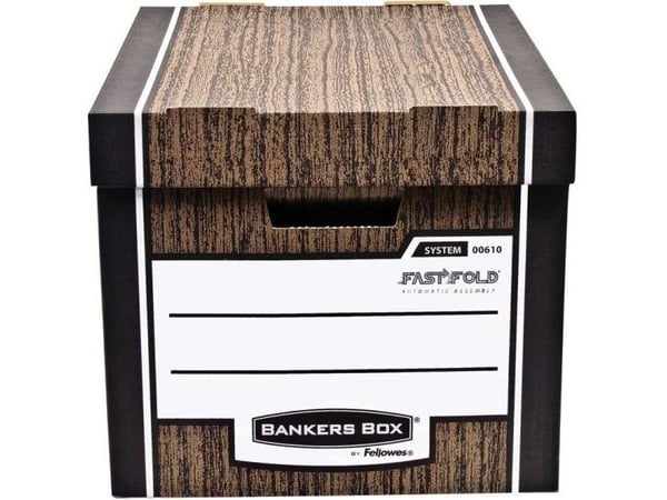 Bankers Box WOODGRAIN - Lagerboks (en pakke 2)