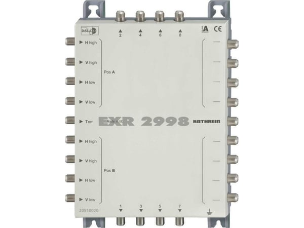 Kathrein EXR 2998, BNC, Metall, Metallisk, 900 g, 172 x 228 x 44 mm, 900 kg