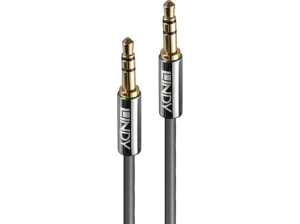 Lindy 35324, 3.5mm, Hanstik, 3.5mm, Hanstik, 5 m, Anthracit