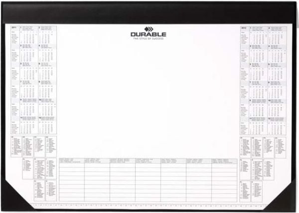 DURABLE - Skrivebordsmatte - 42 x 59 cm - svart