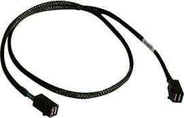 Supermicro - SAS intern kabel - SAS 12Gbit/s - 4 x Mini SAS HD (SFF-8643) (hann) til 4 x Mini SAS HD (SFF-8643) (hann) - 80 cm