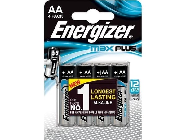 Energizer Max Plus - Batteri 4 x AA-type - Alkalisk