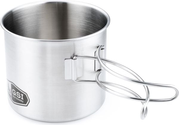 GSI Outdoors 68214, Krukke, Rustfritt stål, 0,5 l, Sølv, 139 g, 10,7 cm