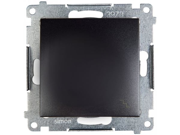 Kontakt-Simon DW6A.01/48, Plast, Anthracit, IP20, IP44, 250 V, 16 A, 75 mm