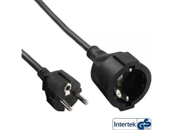 InLine 16407, 7 m, musta, 1.5 mm², 838 g, 150 mm, 225 mm