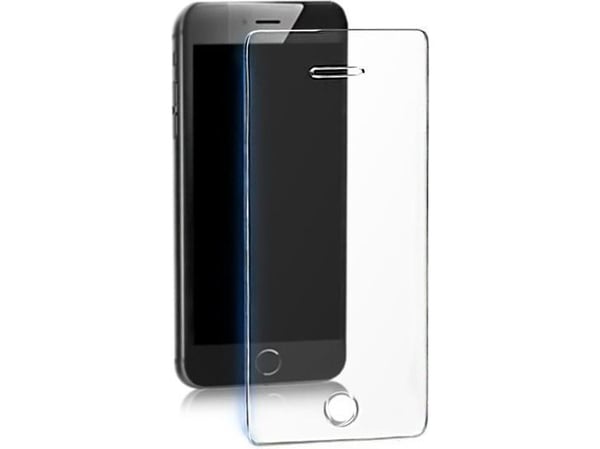 Qoltec Premium - Skjermbeskyttelse for mobiltelefon - glass - gjennomsiktig - for Huawei Y6 2017