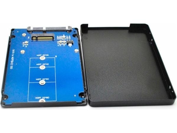 CoreParts - Ramme - 2.5" to M.2 - M.2-kortti - SATA 6Gb/s
