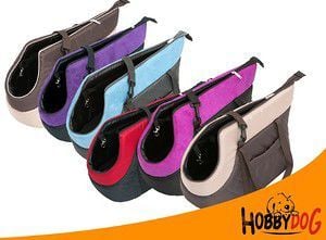 Hobbydog R2 veske svart med … kant (nubukk)