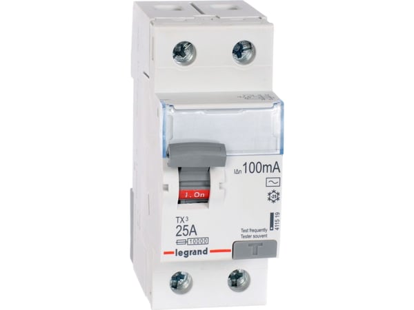 Legrand Residual current circuit breaker 2P 25A 0,1A type AC P302 TX3 (411519) Legrand Residual current circuit breaker 2P 25A 0,1A type AC P302 TX3 (411519)