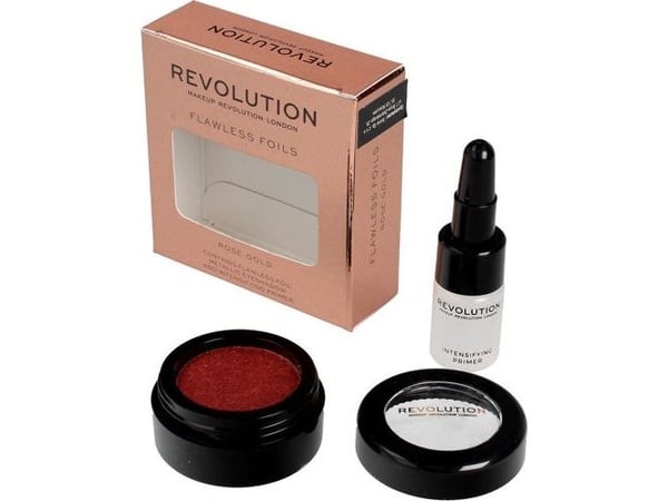 Makeup Revolution Flawless Foils Metallic øyenskygge + base Rose Gold Makeup Revolution Flawless Foils Metallic øyenskygge + base Rose Gold