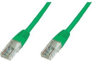 DIGITUS Professional - Koblingskabel - RJ-45 (hann) til RJ-45 (hann) - 2 m - UTP - CAT 6 - IEEE 802.3 - halogenfri, formstøpt, uten hindringer - grønn