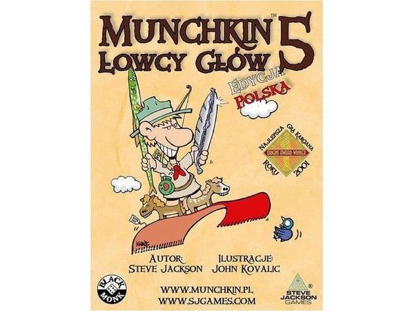 Munchkin 5 Headhunters BLACK MONK