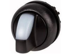 Eaton M22S-WRLK3-W, Vipukytkin, Muovi, Musta, Valkoinen, IP66, 29,7 mm, 45,9 mm