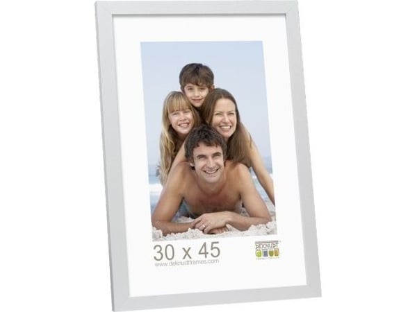 Deknudt S44CD1, Enkel bilderamme, MDF, Tre, Sølv, 30 x 45 cm, Rektangulær, 320 mm