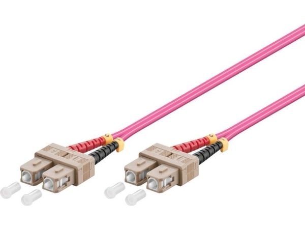 MicroConnect - Nettverkskabel - SC/UPC-multimodus (hann) til SC/UPC-multimodus (hann) - 2 m - fiberoptisk - 50 / 125 mikroner - OM4 - halogenfri - ...