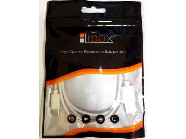 Libox USB-kabel USB-A til USB-C 1 m hvit (LB0115) Libox USB-kabel USB-A til USB-C 1 m hvit (LB0115)