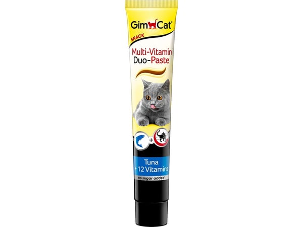 GIM CAT GIMPET MULTI-VITAMIN DUO-PASTE Tunfisk 50 g