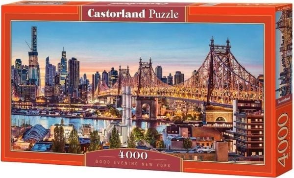 Castorland Puslespill 4000 brikker. - Kveld i New York