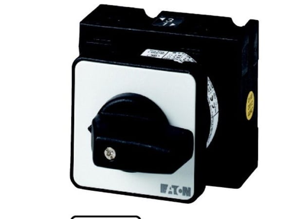 Eaton T3-3-8212/E, Vippströmställare, 3P, Plast, Svart, Metallisk, IP65, 48 mm