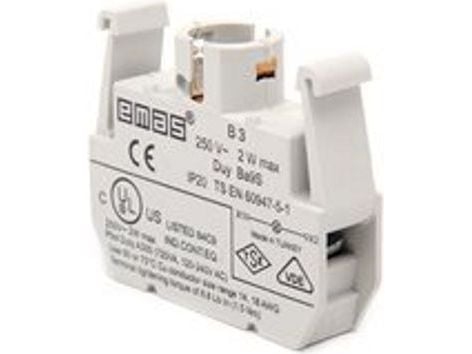 Emas lampinsats för glödlampa BA9s 230V AC utan lampa (T0-B3)