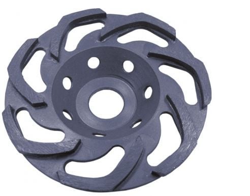 Dedra slipeplate S-segment 115mm H1216