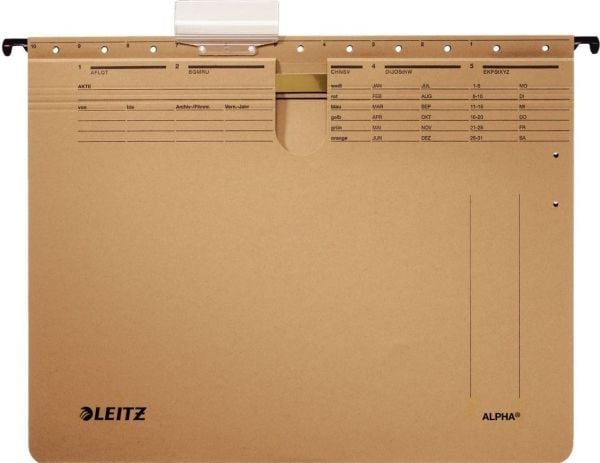 LEITZ ALPHA hengemappe, A4, kommersiell stifting, natron - for markedet: D / L / A / CH - 25 stykker (1914-00-00)