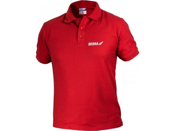 Dedra herre polo-T-skjorte rød S (BH5PC-S)