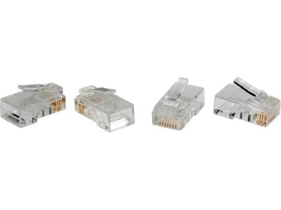 ROLINE Cat.6 Modular Plug, unshielded, for Stranded Wire 10 pcs., Läpinäkyvä