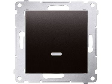 Kontakt-Simon DW1AL.01/48, Plast, Anthracit, IP20, IP44, 250 V, 16 A, 75 mm