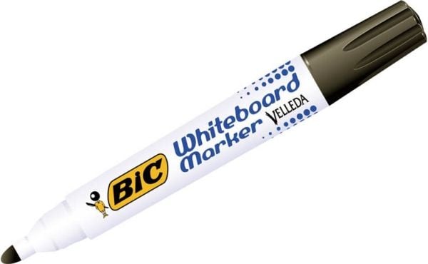 Whiteboardmarker BIC Velleda 1701 sort 1.5 mm - (12 stk.)