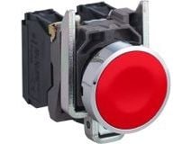 Schneider Electric XB4BA42, Rød, IP69K, 30 mm, 52 mm, 47 mm, 80 g