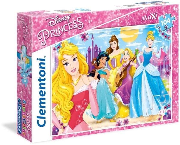 Clementoni puslespill, 104 biter Maxi. Prinsesse (23714 CLEMENTONI)