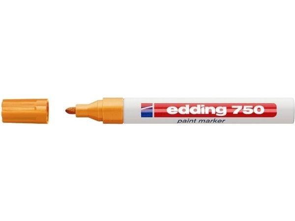 Edding 750, Orange, Hvid