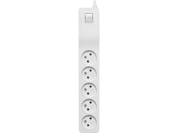 LESTAR ZX 510 - Overspenningsavleder - AC 220 V - 2300 watt - utgangskontakter: 5 - 3 m kabel