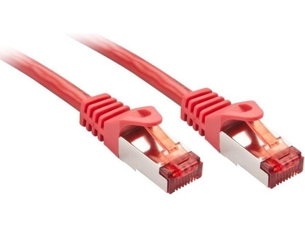 Lindy 47363, 1,5 m, Cat6, S/FTP (S-STP), RJ-45, RJ-45, Rød