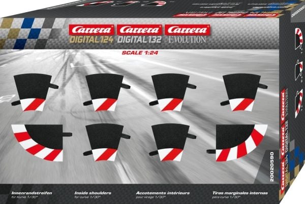Carrera kantlister innvendige for bane 1/30 (GCX3420)
