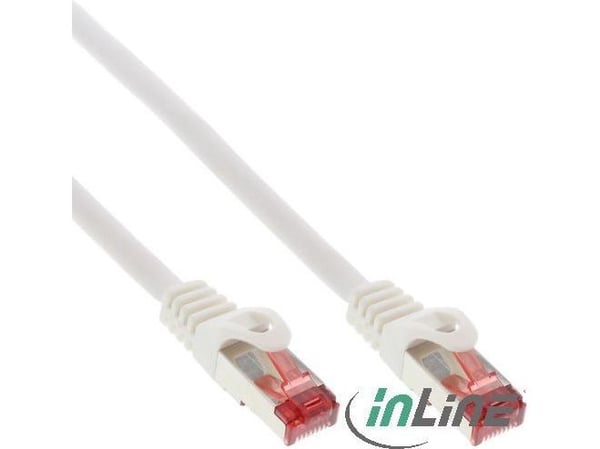 InLine 76405W, 5 m, Cat6, S/FTP (S-STP), RJ-45, RJ-45, Hvit