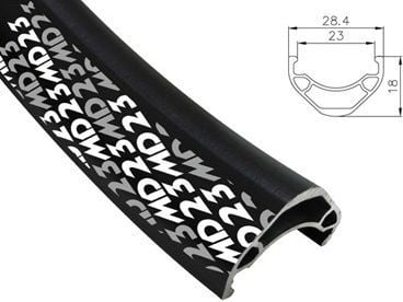 Alexrims felger MTB MD23 27,5"x32 h tubeless ready, svarte kapslede (ALX-MD23275)