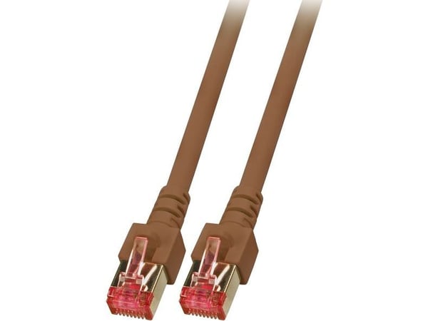 EFB Elektronik K5517.15, 15 m, Cat6, S/FTP (S-STP), RJ-45, RJ-45, Brun
