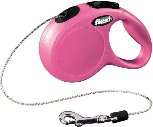 flexi New Classic snor XS, 3M, 8KG, pink