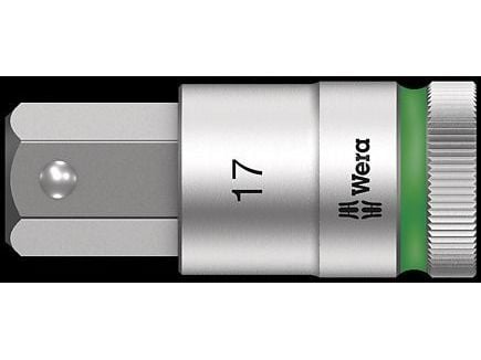 Wera 05003825001, Stikkontakt, 1/2", Metrisk, 1 hoder, 10 mm, Kromvanadiumstål