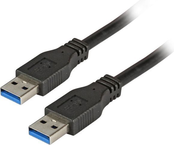 EFB Elektronik USB 3.0 A / A 1.8m, 1,8 m, USB A, USB A, USB 3.2 Gen 1 (3.1 Gen 1), Hankjønn/hankjønn, Sort