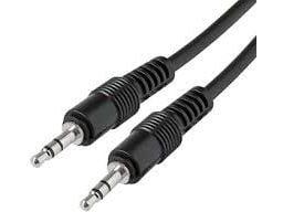 MediaRange - Äänikaapeli - stereo mini-jack uros stereo mini-jack uros - 1 m - suojattu - musta