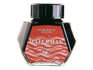 Waterman S0110730, Punainen, Musta, Läpinäkyvä, Mustekynä, 50 ml, 1 kpl