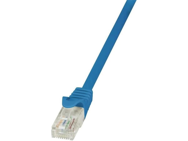 LogiLink EconLine - Koblingskabel - RJ-45 (hann) til RJ-45 (hann) - UTP - CAT 6 - blå