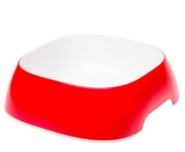 Ferplast MISKA GLAM MEDIUM 0,75 l röd (CZERWONA)