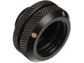 Bitspower Multi-Link adaptertilkobling rett G1/4 tommer AG til 16 mm OD hardt rør - kullsvart