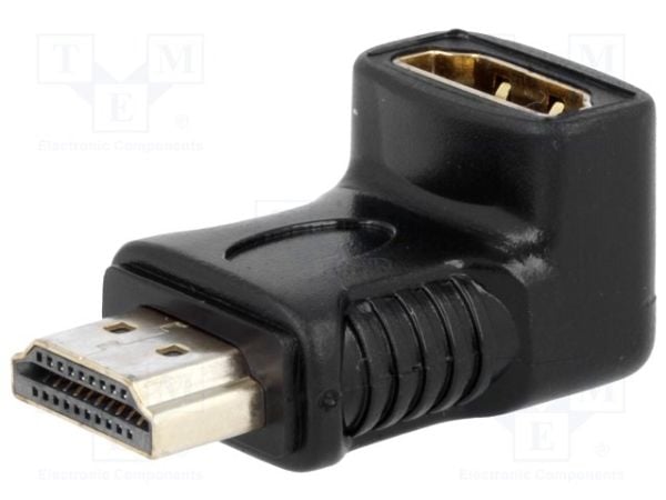 HDMI™-kulmasovitin 270° pystysuunnassa, 4K/60Hz