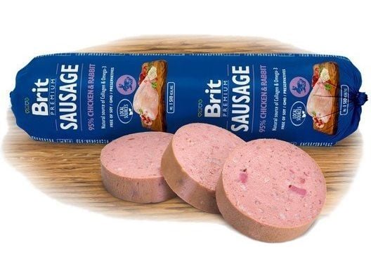 Brit Premium hundemat pølse kylling & kanin 800 g